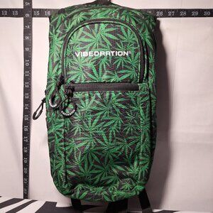 Vibedration Hydration Backpack w/o bladder - Black w/Green - Used